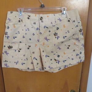 Sonoma Goods for Life Floral Shorts Size 14